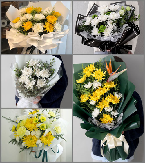 广东梅州市五华县双华镇冰塘村白事花束代送